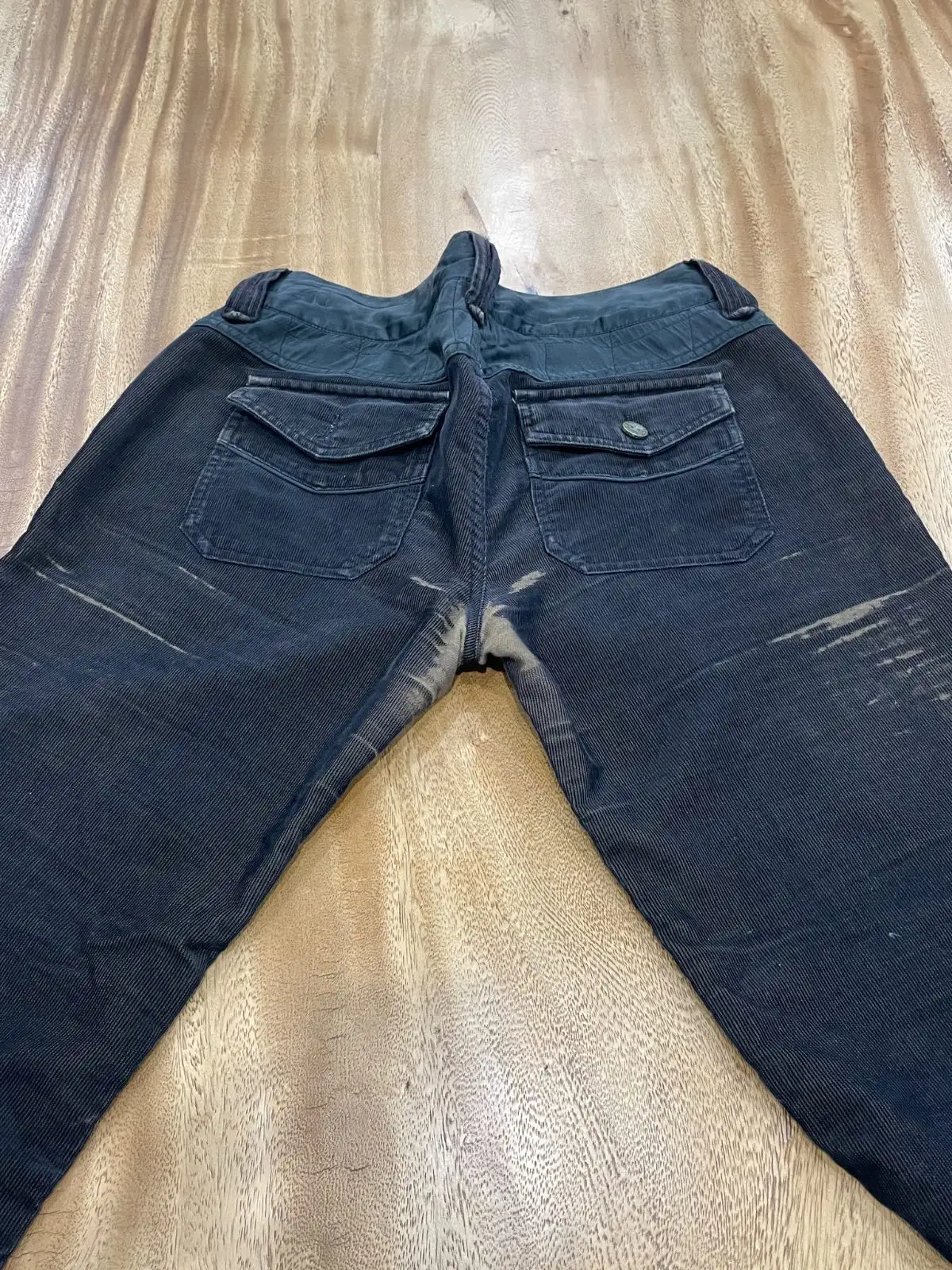 Diesel Corduroy Pants Women's Size 30 Embroidered Waistband – photo 3