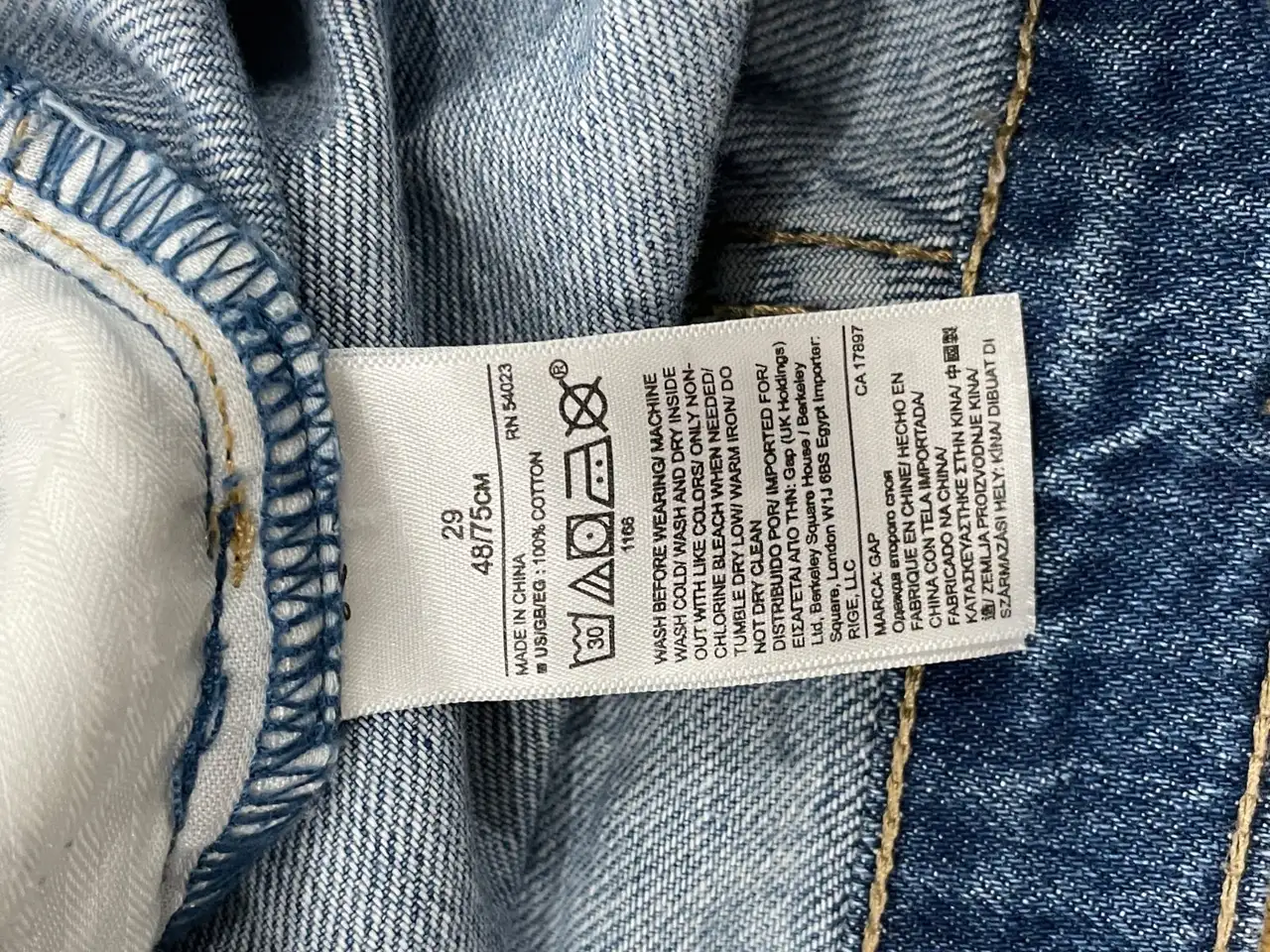 Gap 1969 Original Best Girlfriend Denim Shorts Light Indigo Size 29 – photo 6