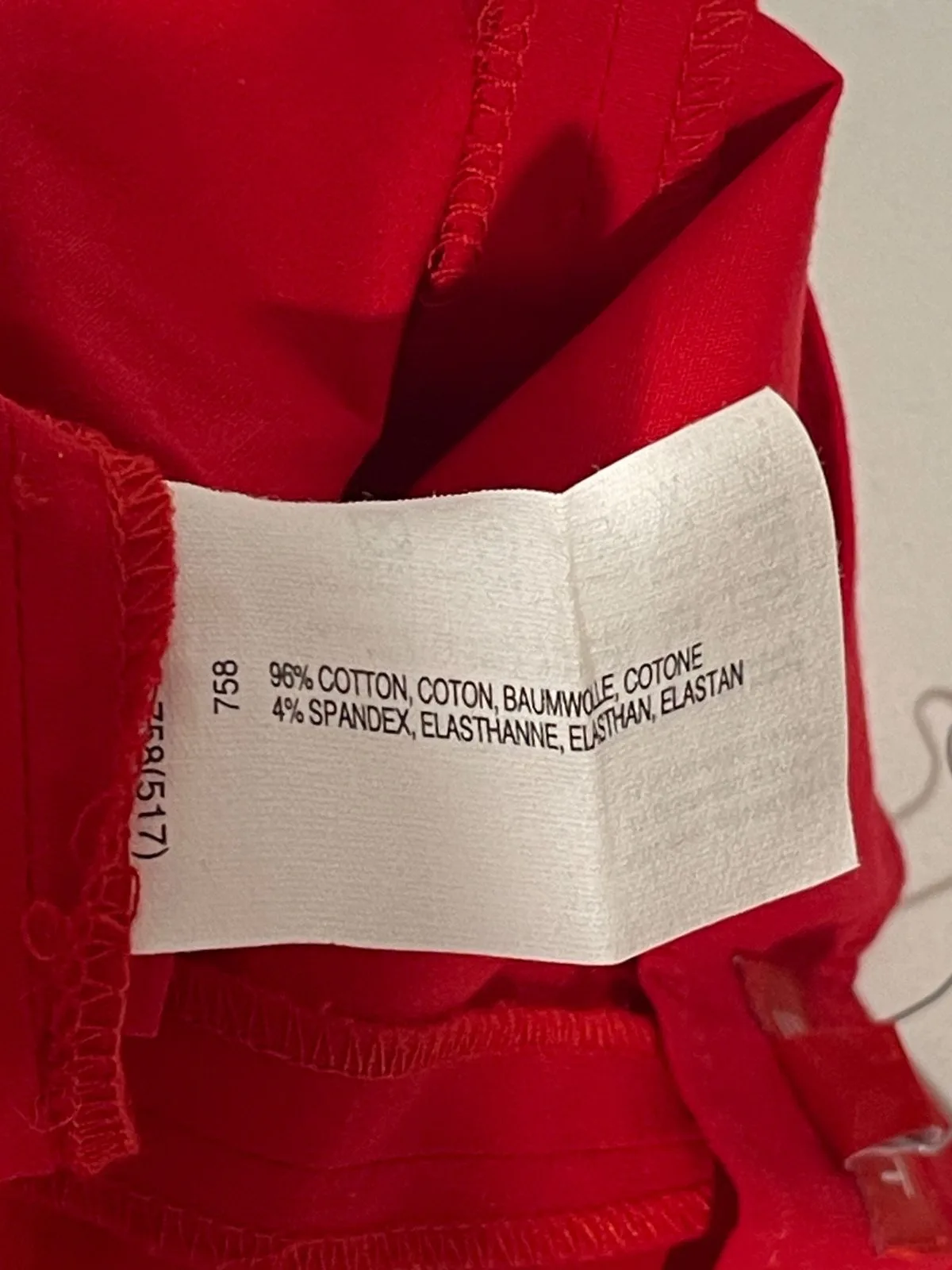 Esprit A-Line Midi Skirt Red With Chevron Detail Size 10 – photo 7