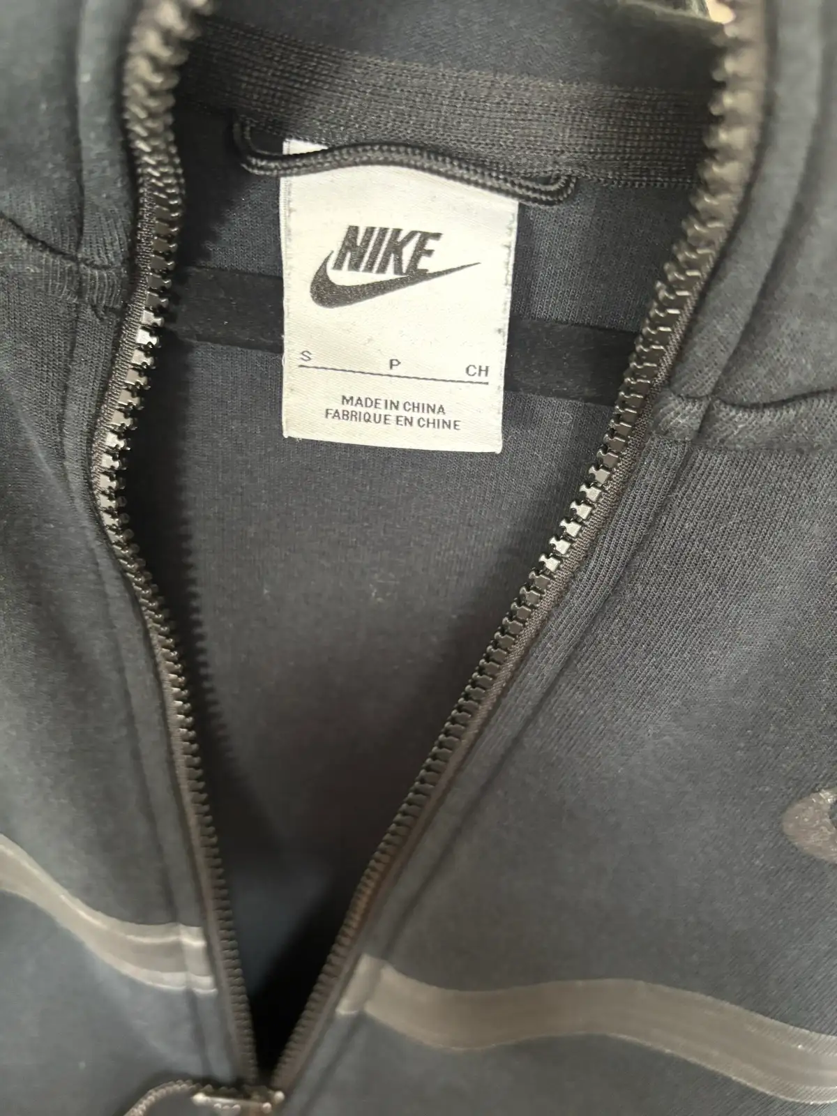 Nike Men’s Tech Fleece jacket in black & grey, size S – photo 6