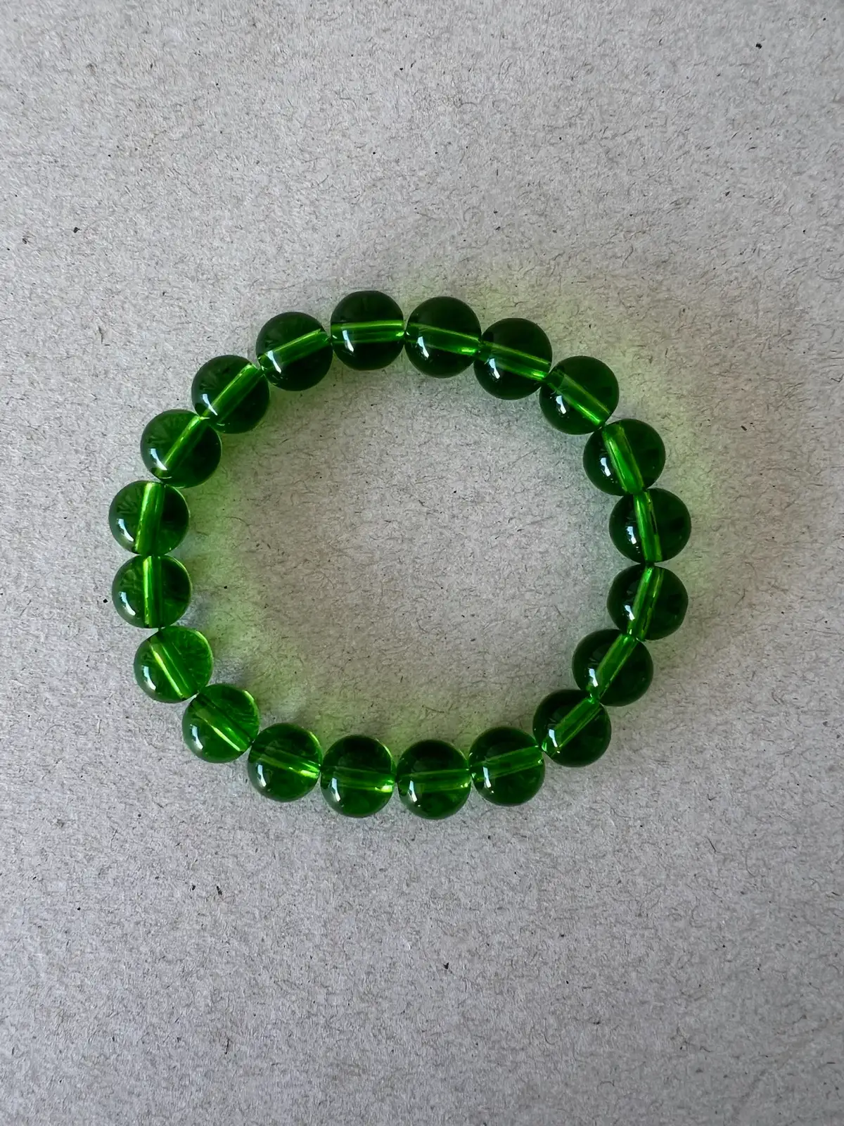 Green Glass Beads Bracelet – photo 4