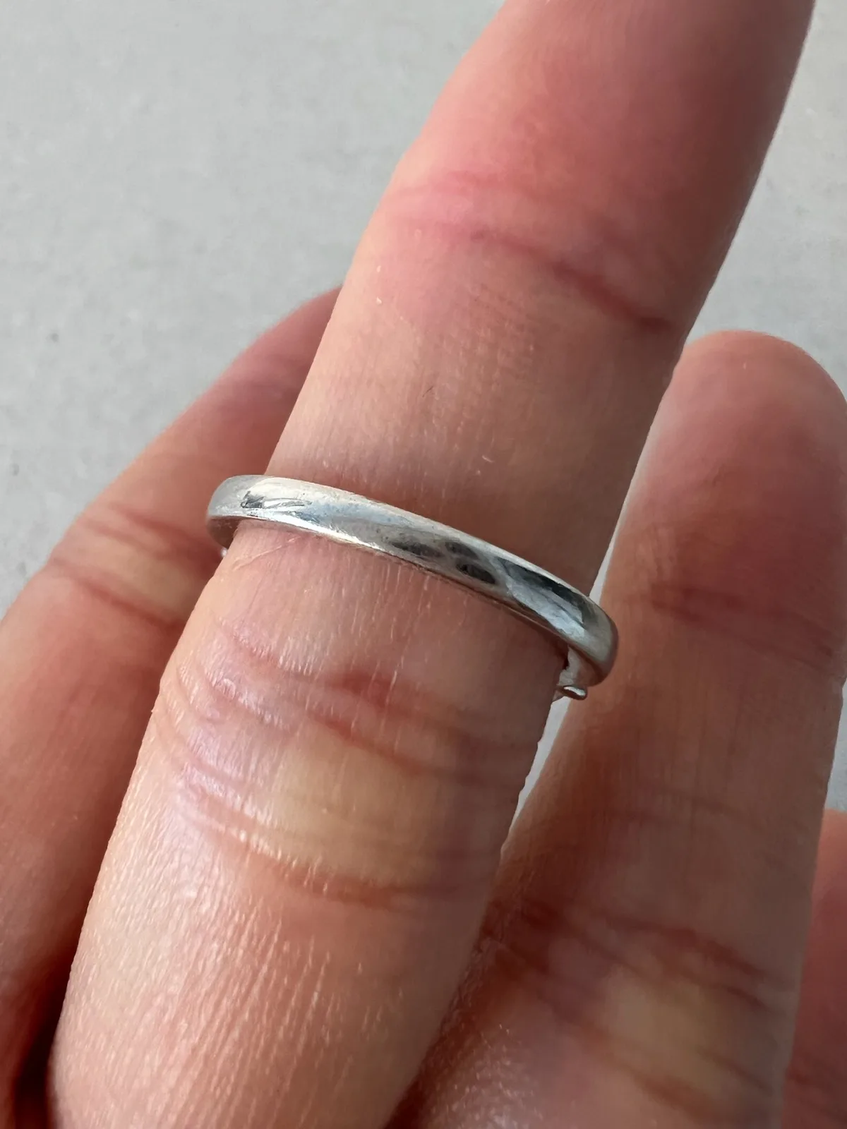 925 Sterling Silver 5 Stone Round Clear Moissanite Half Eternity Ring Size I 1/2 – photo 6