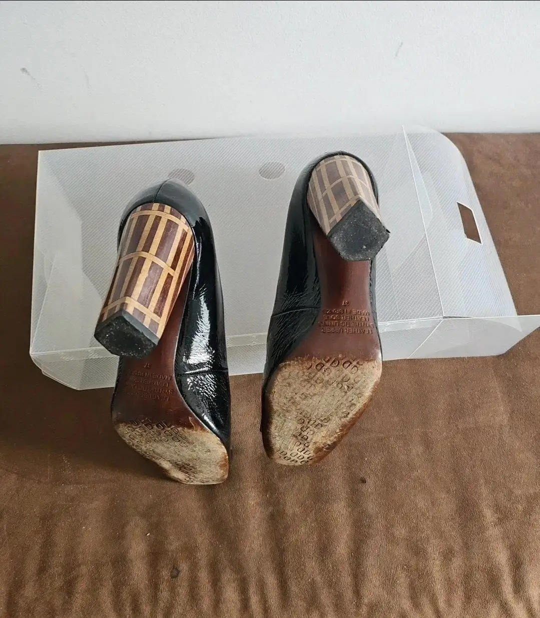 Dumond Ladies Designer Shoes Block Heel Size 37 Detailed Front Block Heel – photo 6