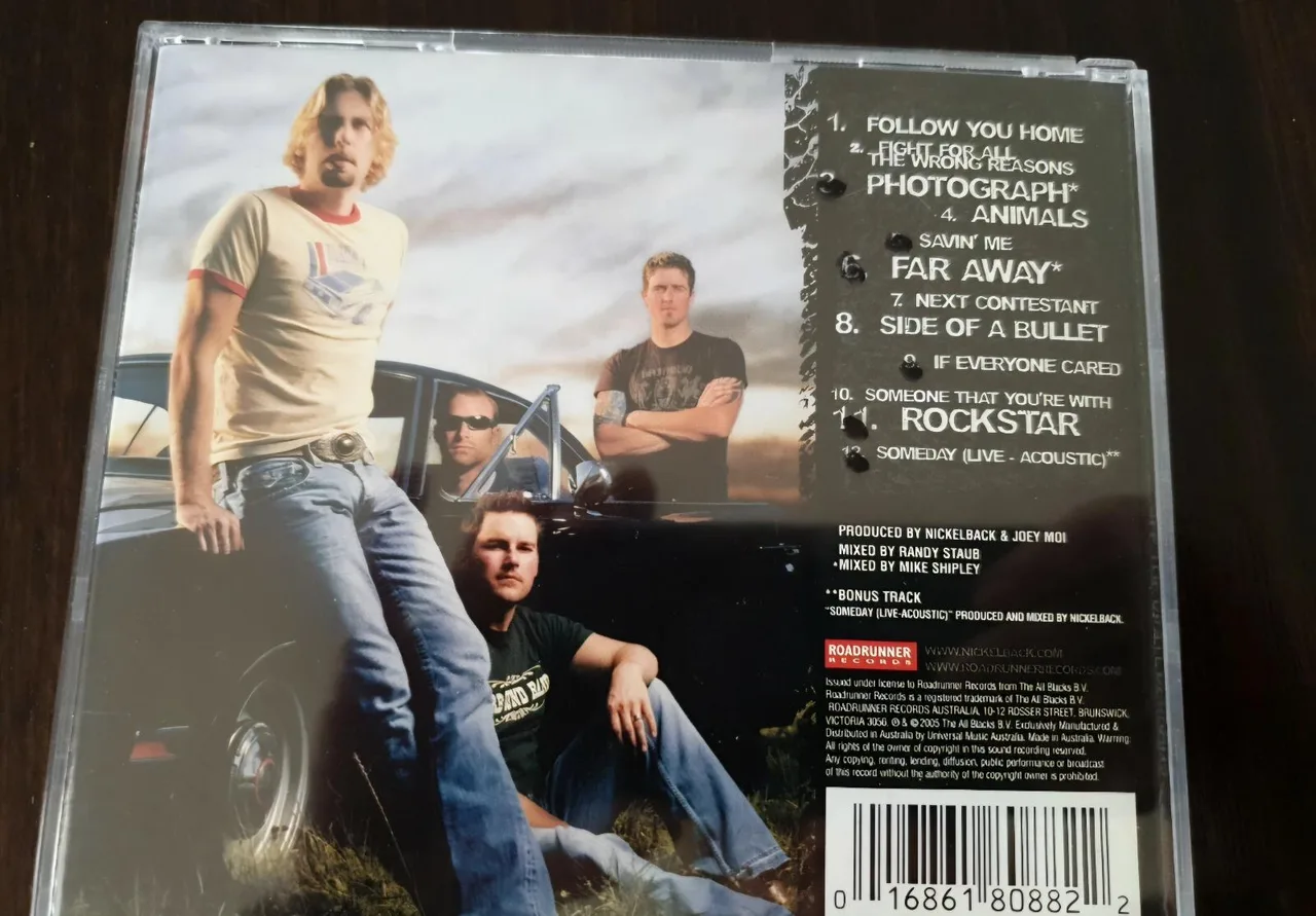 All the Right Reasons [Australian Bonus Track Someday] Nickelback – photo 2
