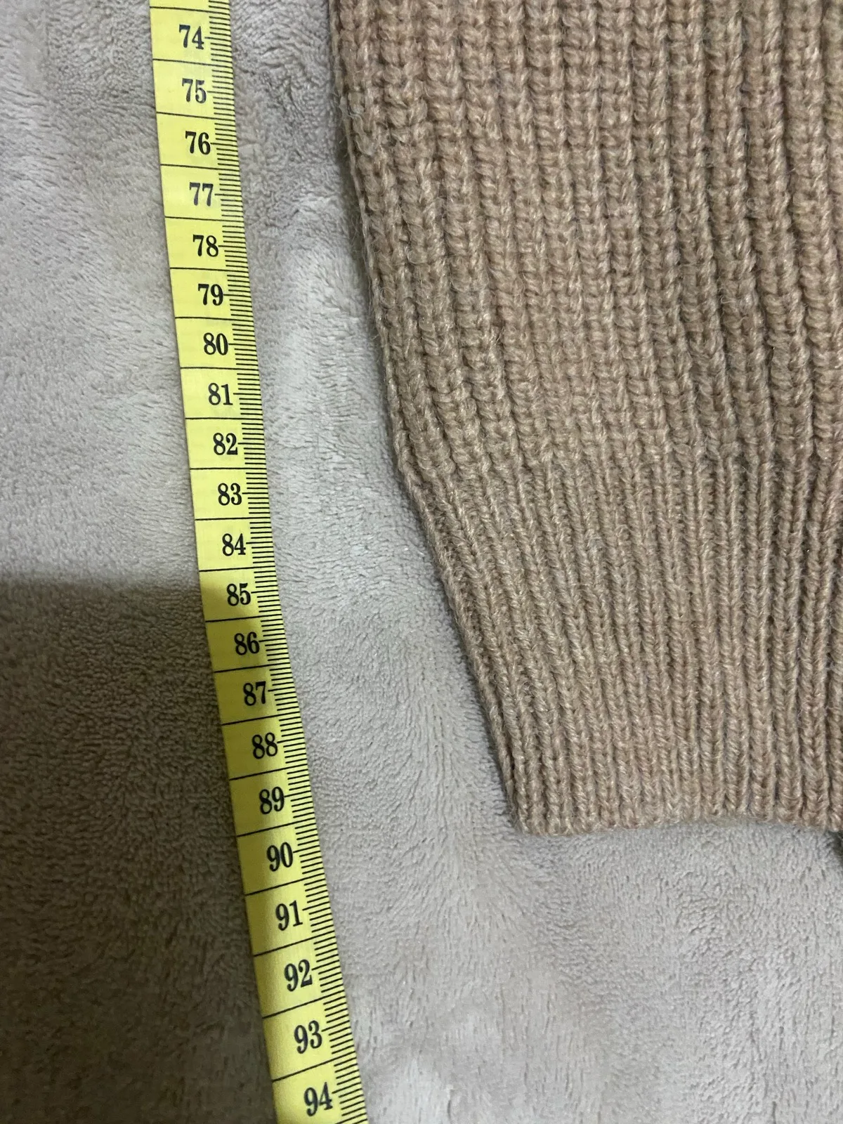 Suzanne Grae Edge To Edge Long Cardigan size 3XL, beige, bnwt Would fit 20-24 in — photo 4