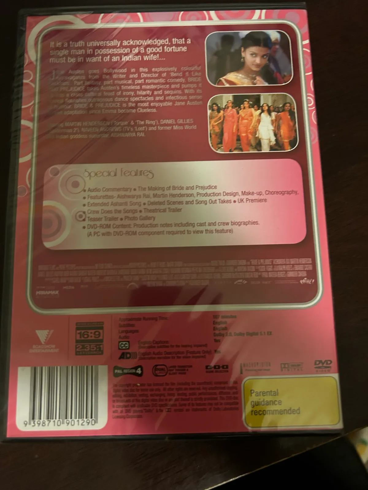 Bride & Prejudice Indulgence Collection (DVD) PG Region 4 – photo 3