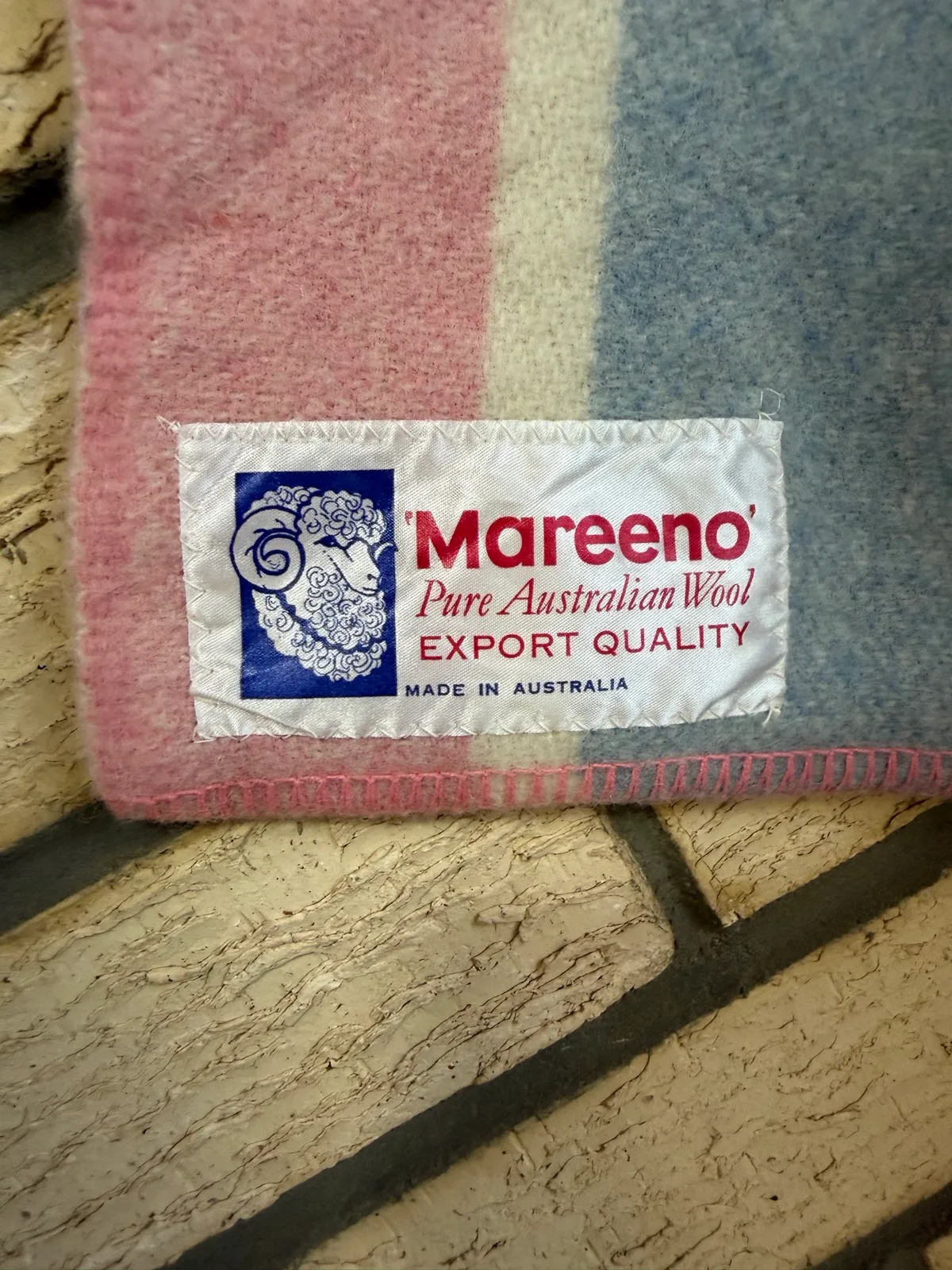 Vintage Mareeno Pure Wool Blanket — photo 2