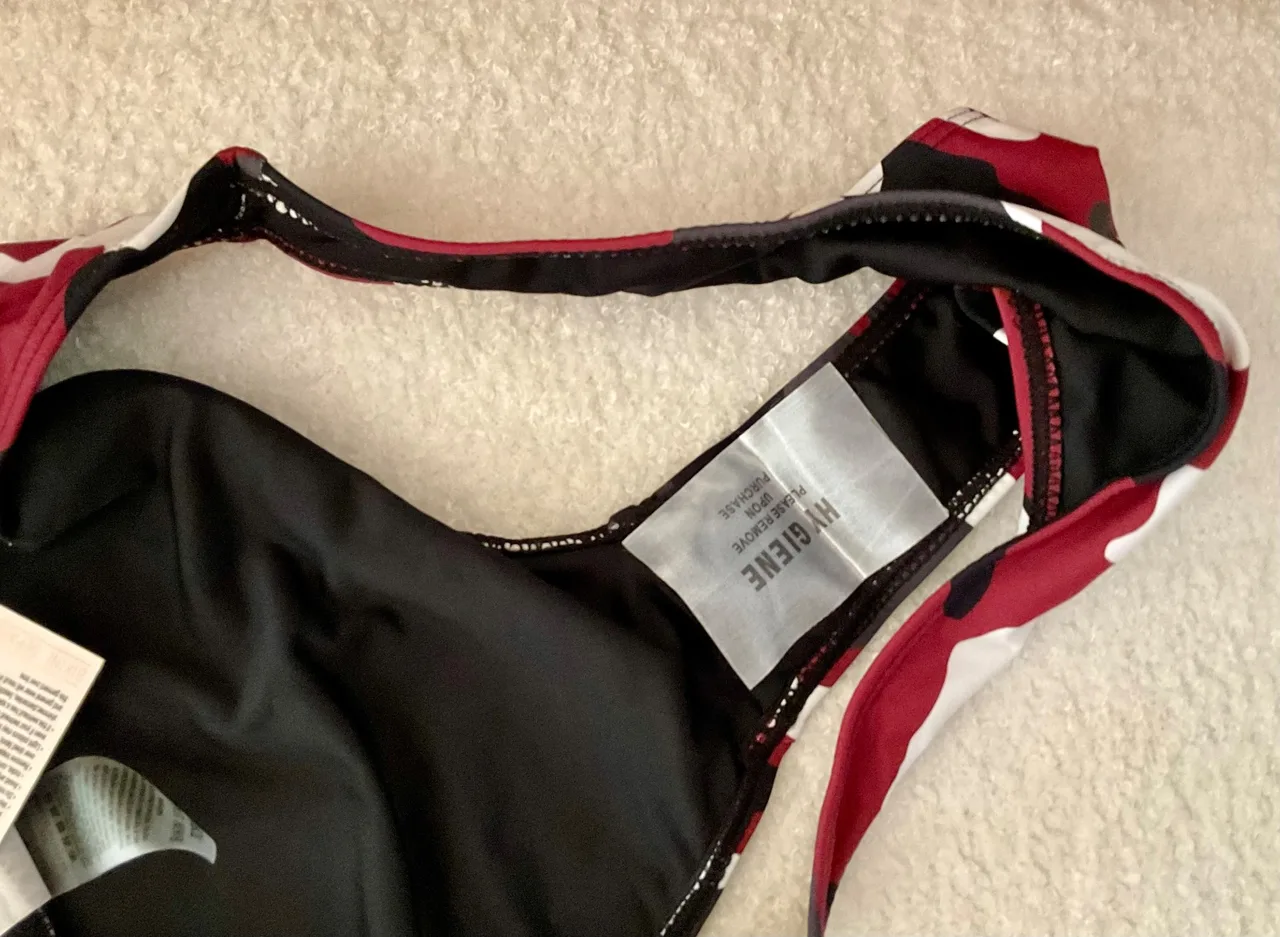 Topanga Bikini Set Size 14 Burgundy Camouflage Two Piece Swimsuit bikini NWT — photo 10