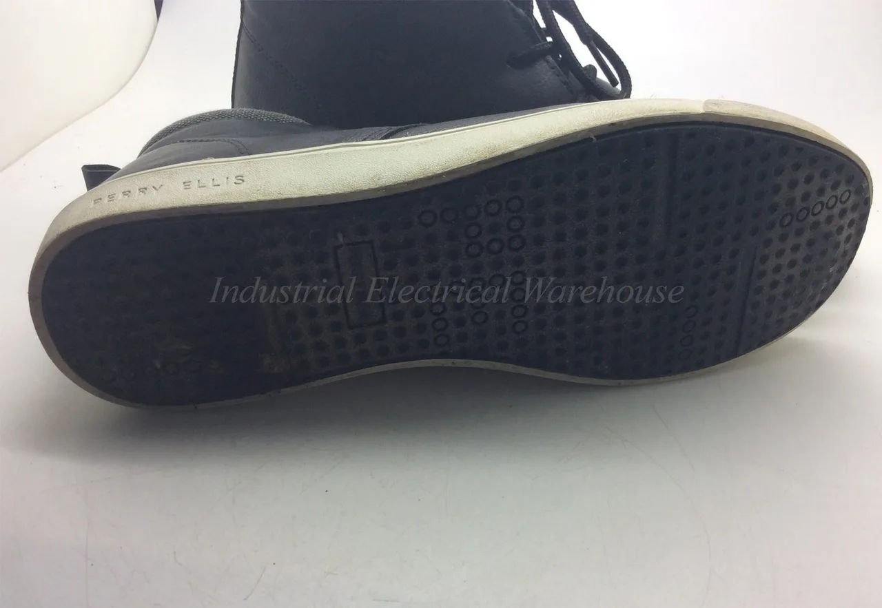 Perry Ellis Portfolio Stephen Hi Top Brown Leather Men Size 8 – photo 5