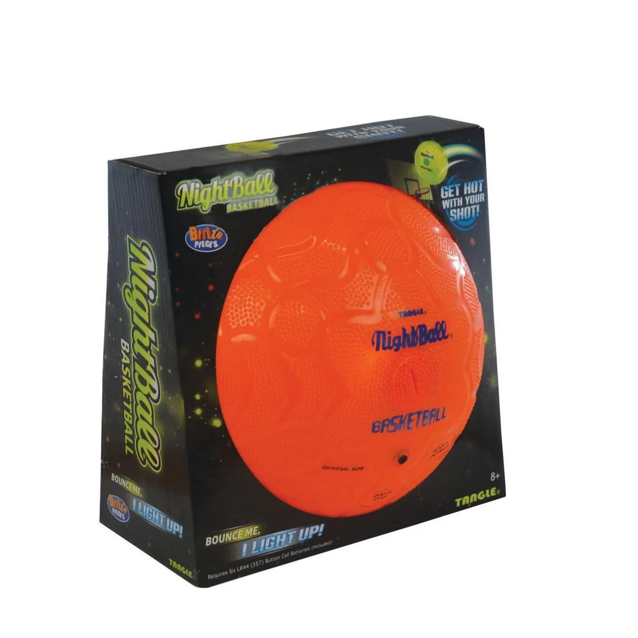 Britz'n Nightball Basketball Illuminated Light Up Basketball Orange – photo 2