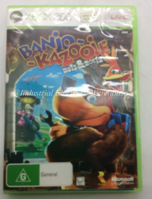Xbox 360 Banjo-Kazooie: Nuts & Bolts Microsoft Game CD & Manual PAL