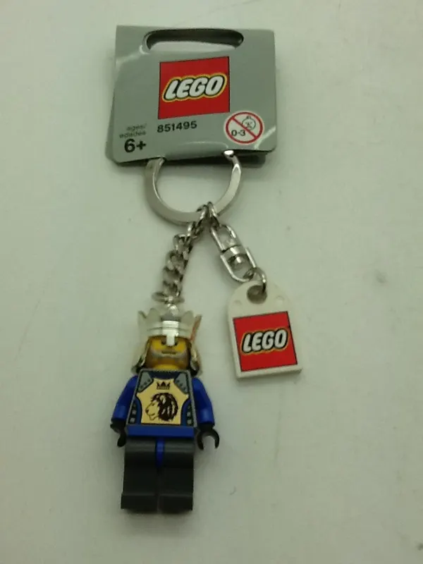 Lego King Mathias - Keychain Or Key Ring Or Bag Tag 851495