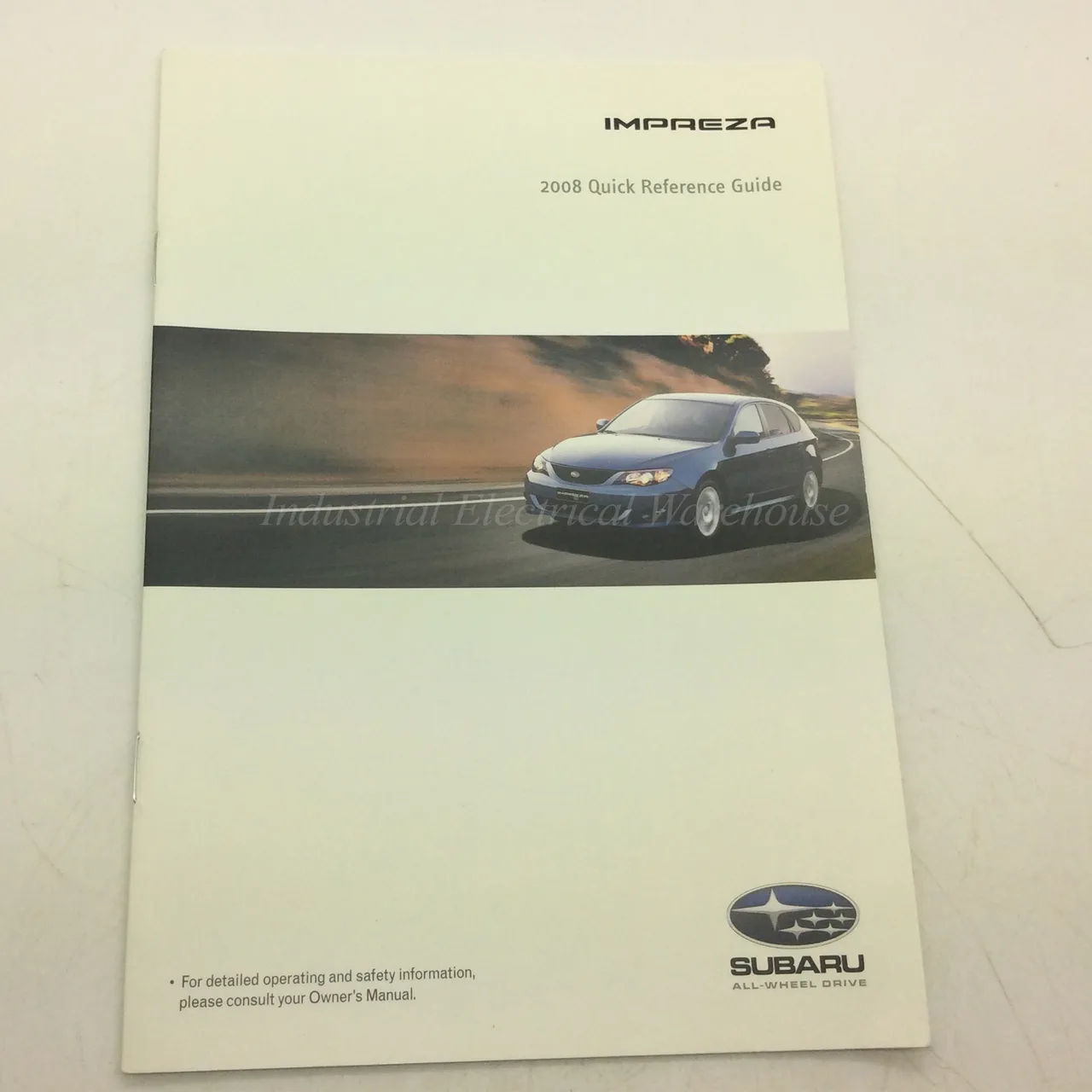 Subaru Impreza 2008 Car Manual and Storage Case – photo 7