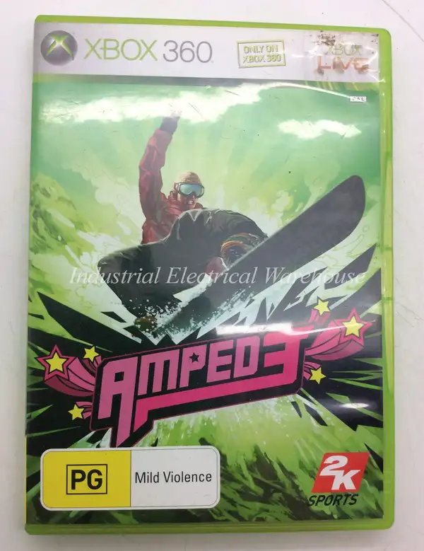 Xbox 360 Amped 3 2K Sports Game Disc & Manual PAL