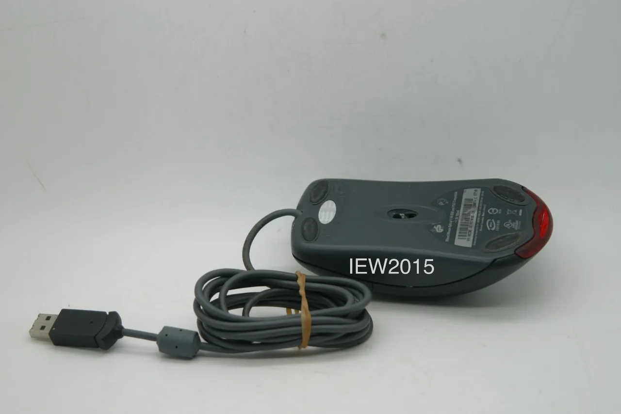 Microsoft Wheel Mouse Optical 1.1A USB PS/2 PS2 Compatible  X802382 – photo 3