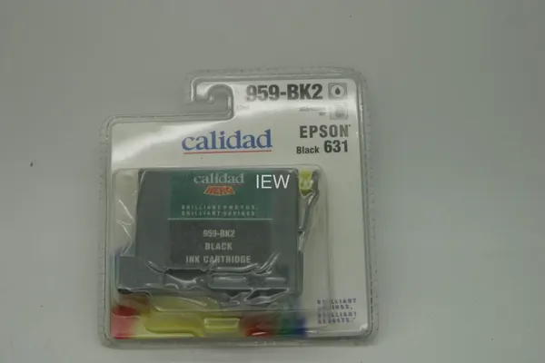 Calidad Epson Stylus Ink Cartridge Inkjet Black 631 959-BK2