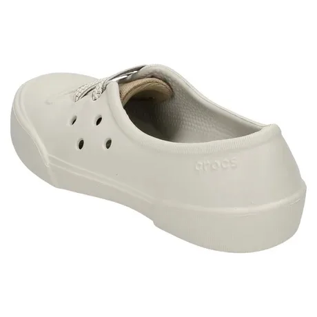 CROCS SIZE W5 or J 3/5 NAHANI GIRLS PEARL WHITE / KHAKI – photo 4