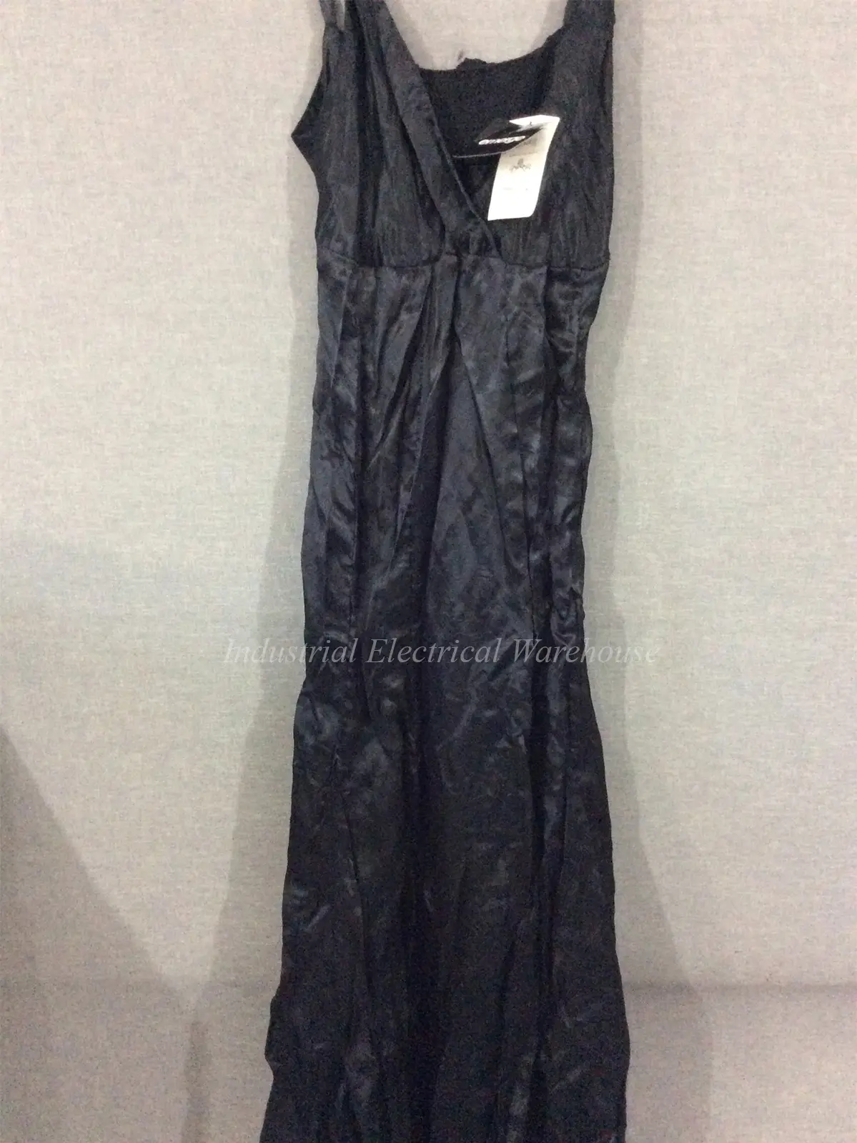 Emerge Spaghetti Strap Maxi Dress Black Semi Elasticated Back Size 18 – photo 2
