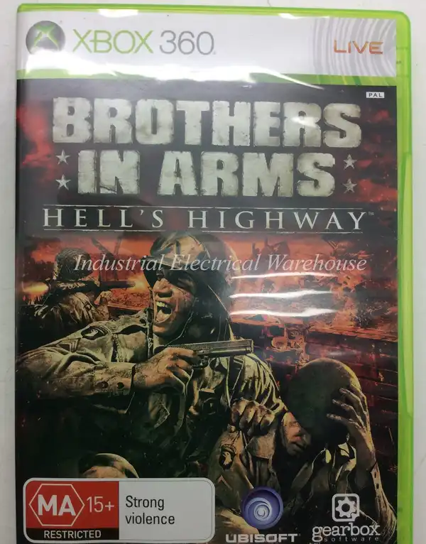 Xbox 360 Brothers in Arms: Hell's Highway Ubisoft Game Disc