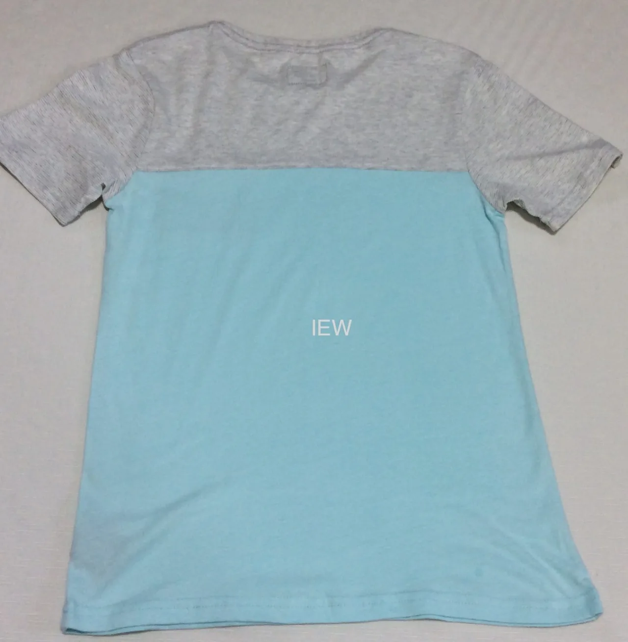 Indie Kids by Industrie Boys T-Shirt Light Blue and Grey w/Pocket Size 12 – photo 2