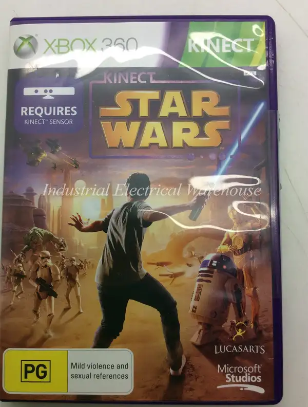Xbox 360 Star Wars LucasArts Kinect Game Disc PAL