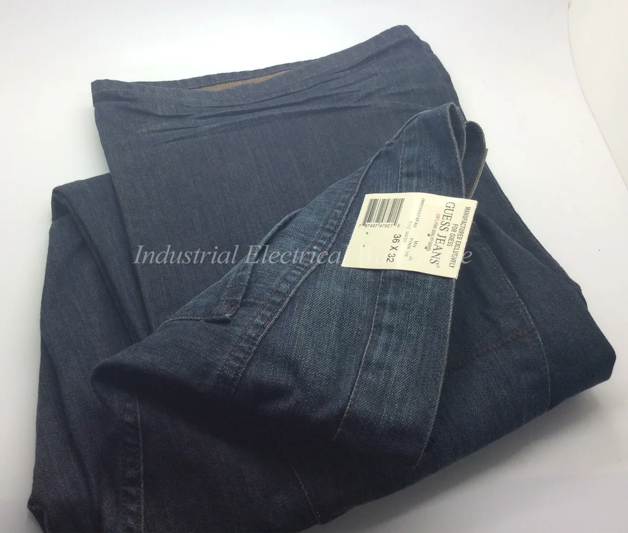 Guess Jeans Pine Wash Denim Jeans 5 Pockets Mens Size 36” x 32”  JMROS074FA2 – photo 2