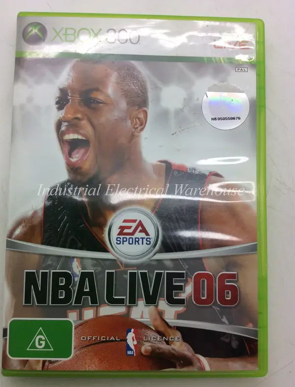 Xbox 360 NBA Live 06 (2006) EA Sports Game Disc & Manual PAL
