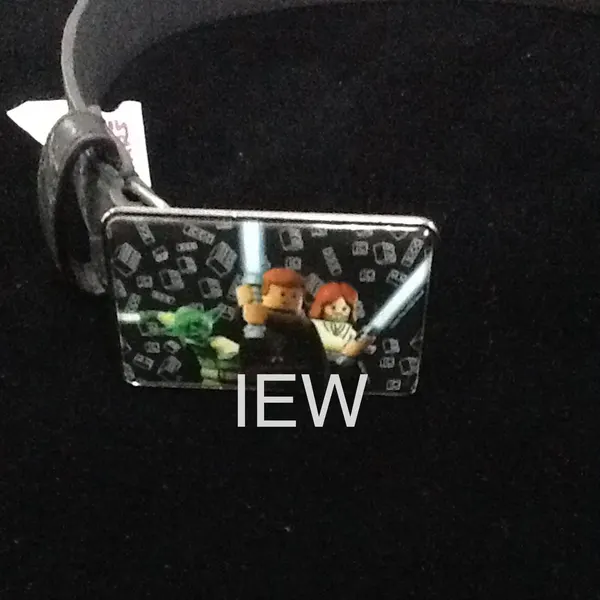 Lego Star Wars Jedi Fighters Belt Buckle Black Size Medium 26”-30"