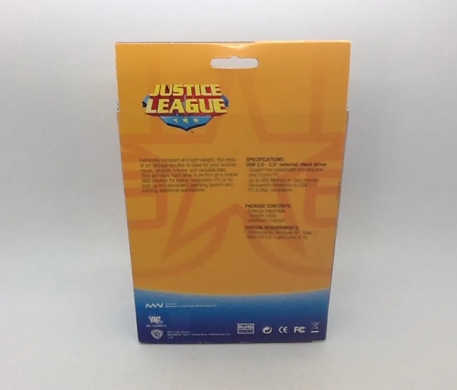Justice League External Hard Drives Enclosure Case Cover Wonder Woman 2.5” USB 2 – photo 2