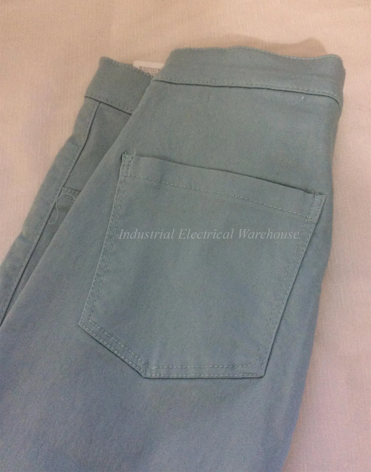 H&M Girls Denim Jeans Pants Light Blue / Green Size AUS 15 – photo 3