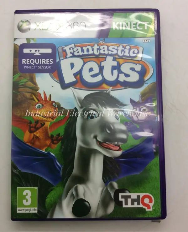 Xbox 360 Fantastic Pets (Kinect Sensor Required) THQ Game Disc & Manual PAL