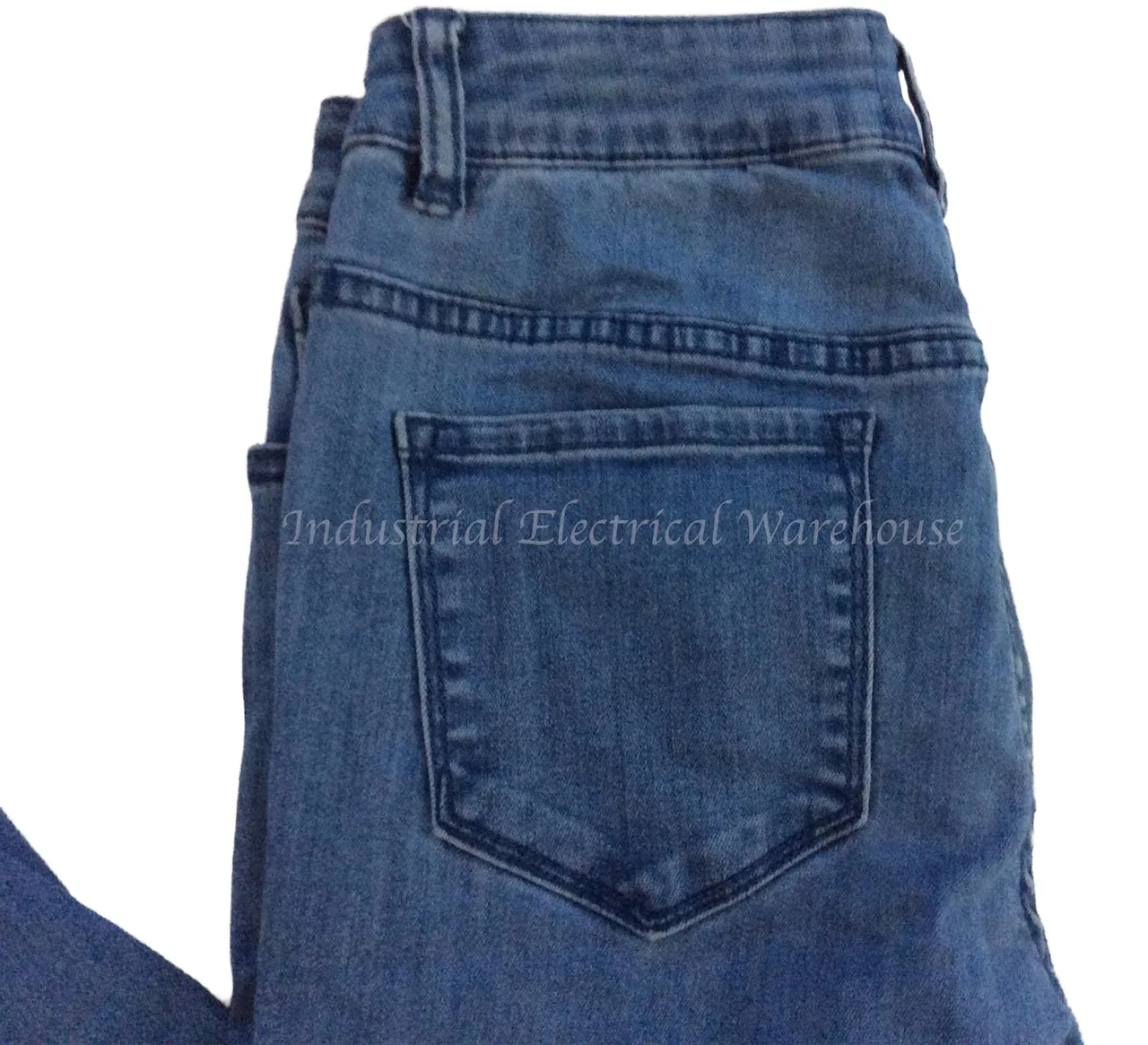 Seed Heritage Womens Skinny Jeans Frayed Raw Hem Mid Wash Blue AU 10 – photo 3