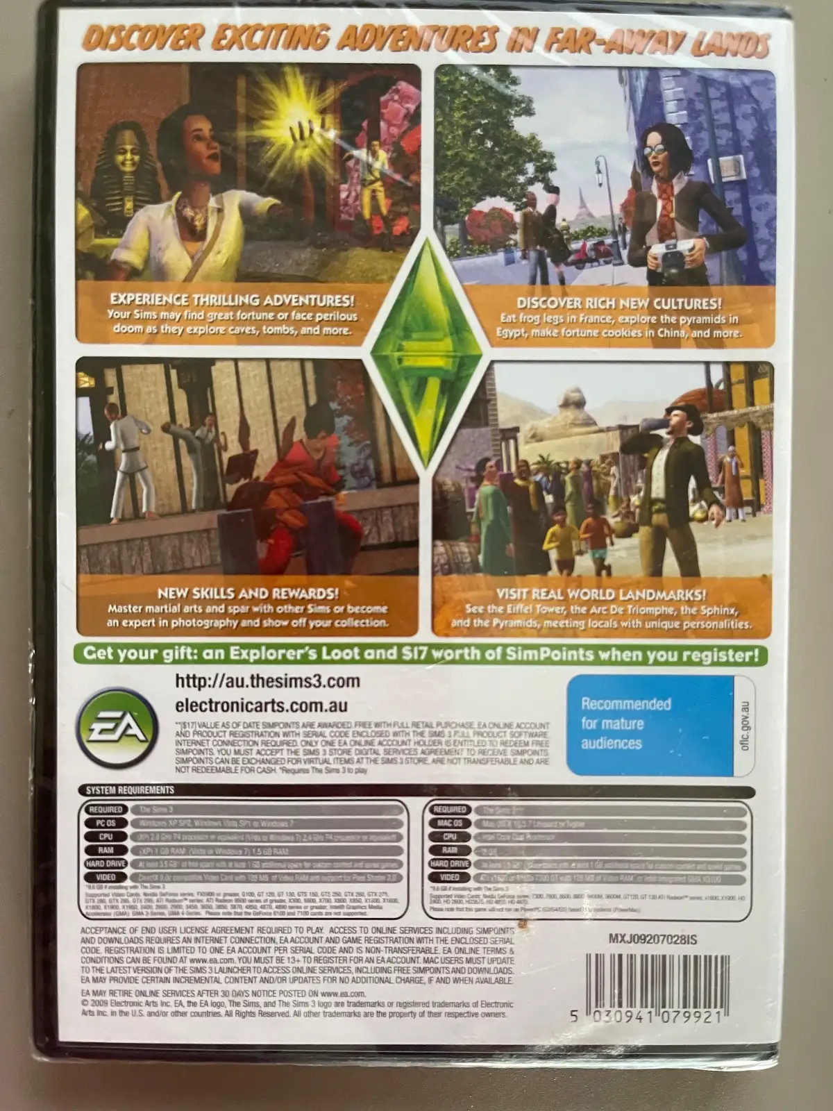 The SIms 3 World Adventure PC DCD Rom Game – photo 2