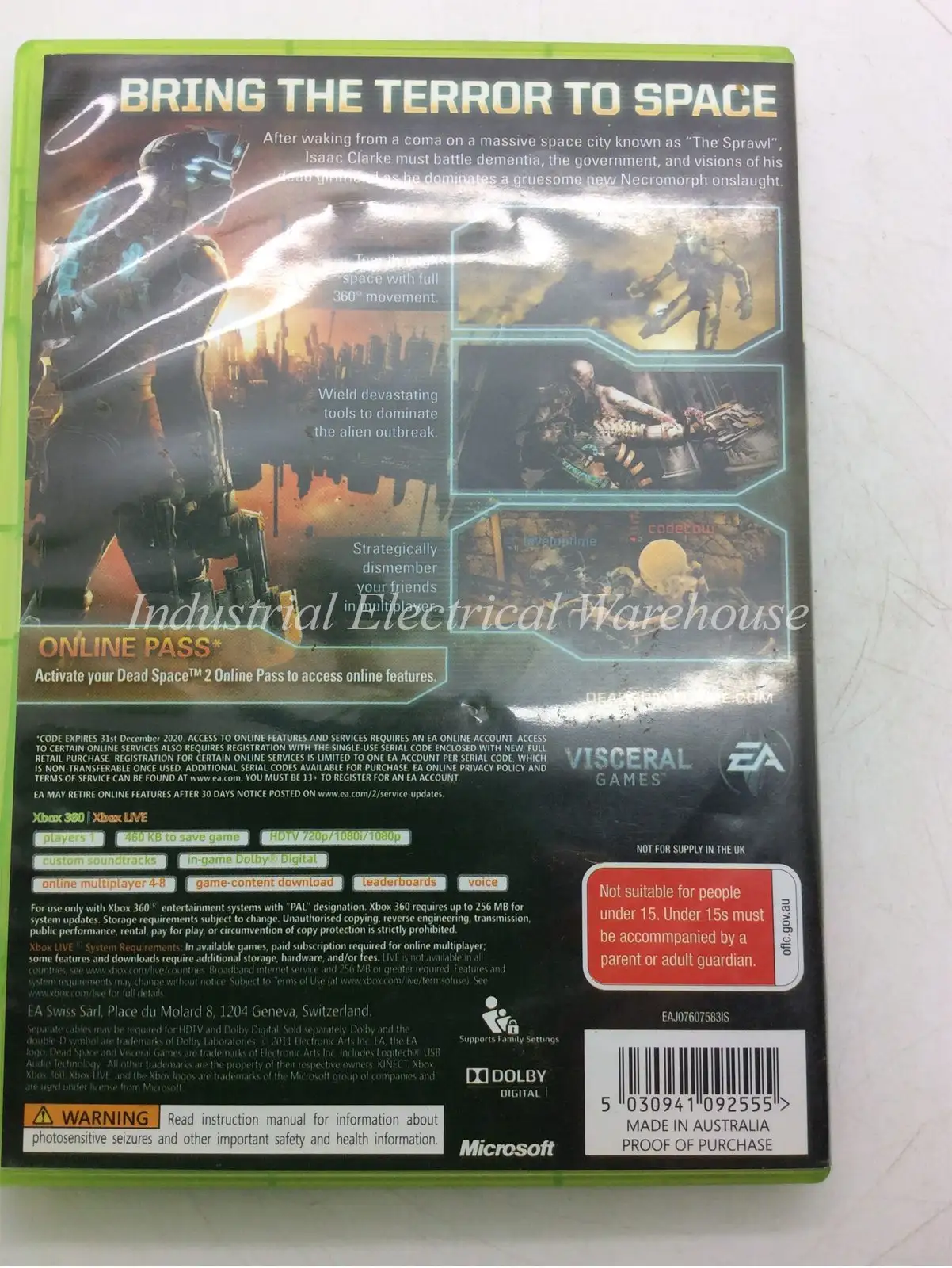 Xbox 360 Dead Space 2 EA Game 2 Disc and Manual PAL – photo 2