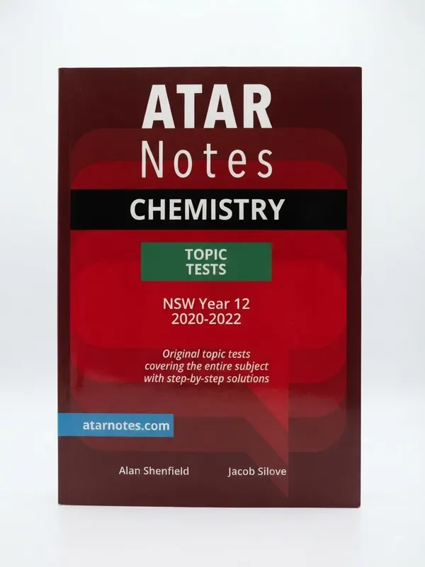 Chemistry Year 12 ATAR Notes 2020-2022 Topic Notes