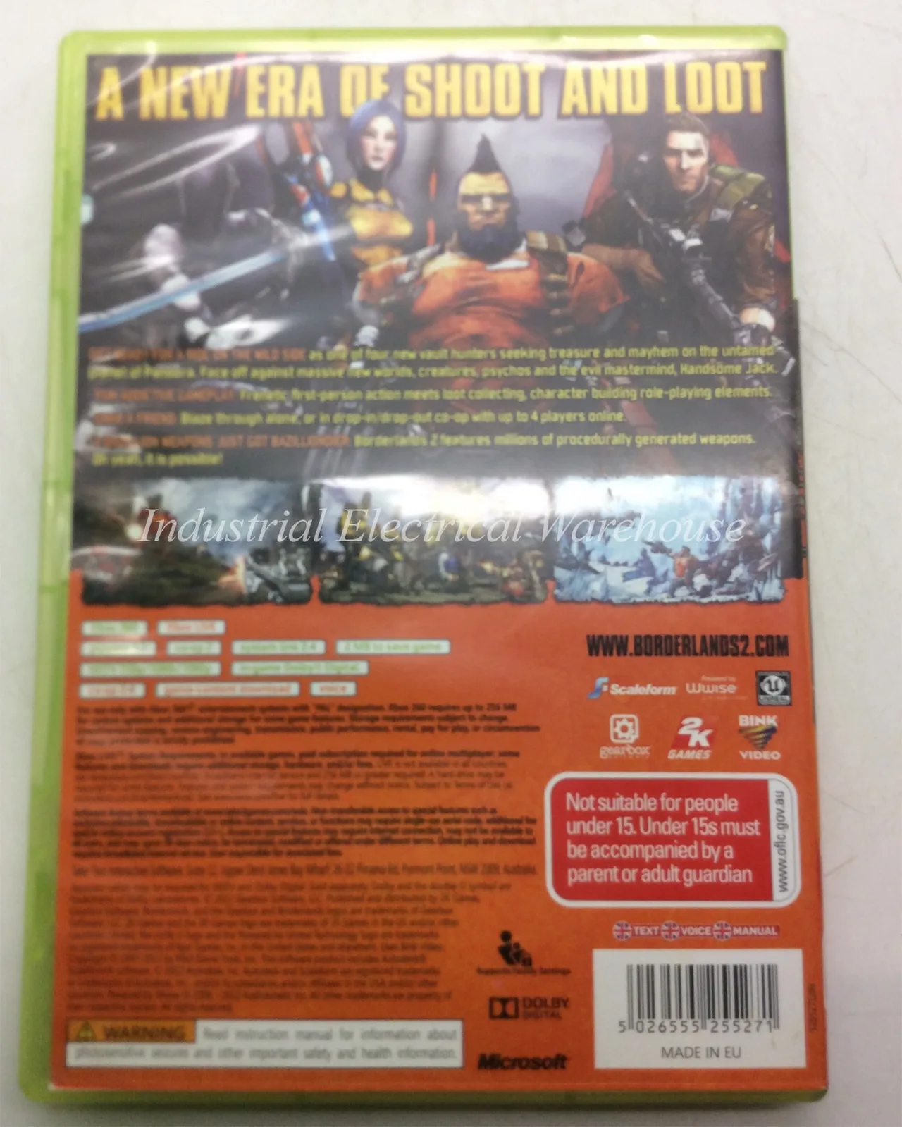 Xbox 360 Borderlands 2 2K Games Game Disc & Manual PAL – photo 2