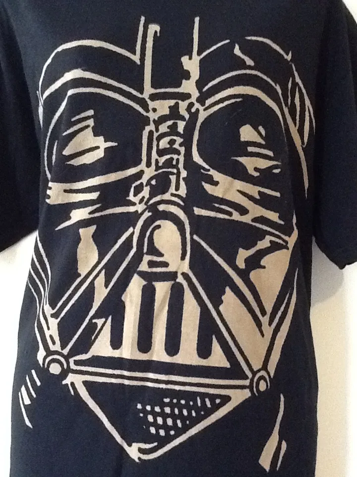 Star Wars Darth Vader Vintage Mens Graphic T-Shirt Black Size Large – photo 2