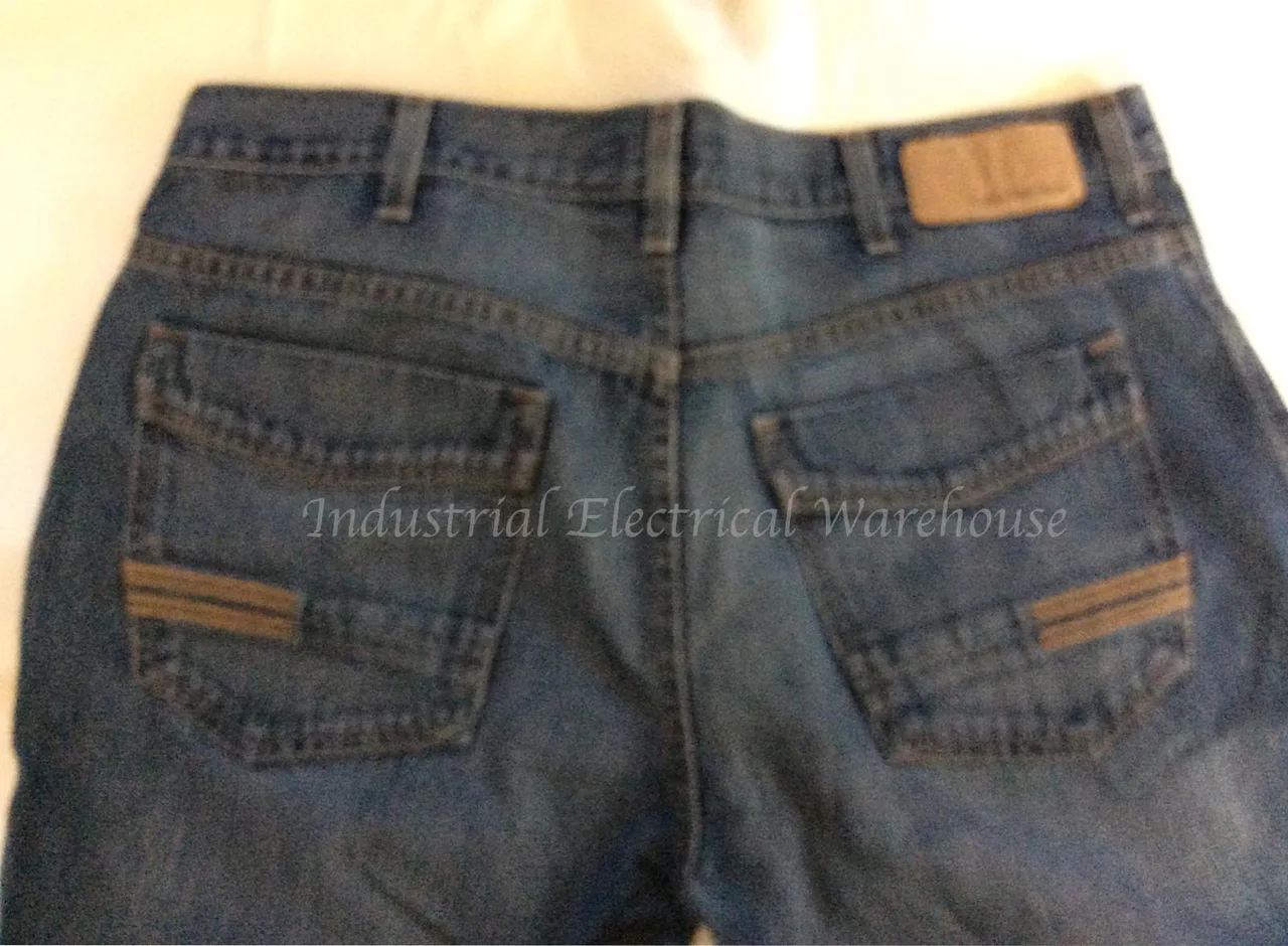 Calvin Klein Jeans Mens Straight Cut Denim Jeans Medium Wash Blue W36 x L32 – photo 3
