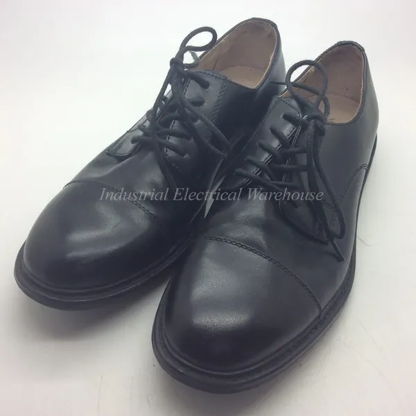 Merona Target Mens Black Cap Toe Derby Dress Shoes Lace Up Work Size US 8