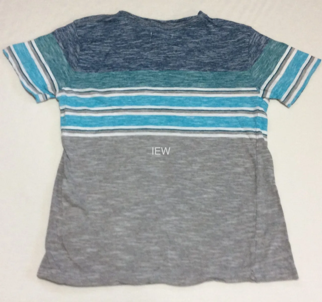Distortion Boys V-Neck T-Shirt Washed Navy Blue White Green Grey Sz M 12/14 – photo 2