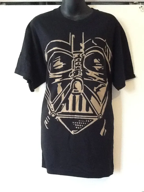 Star Wars Darth Vader Vintage Mens Graphic T-Shirt Black Size Large