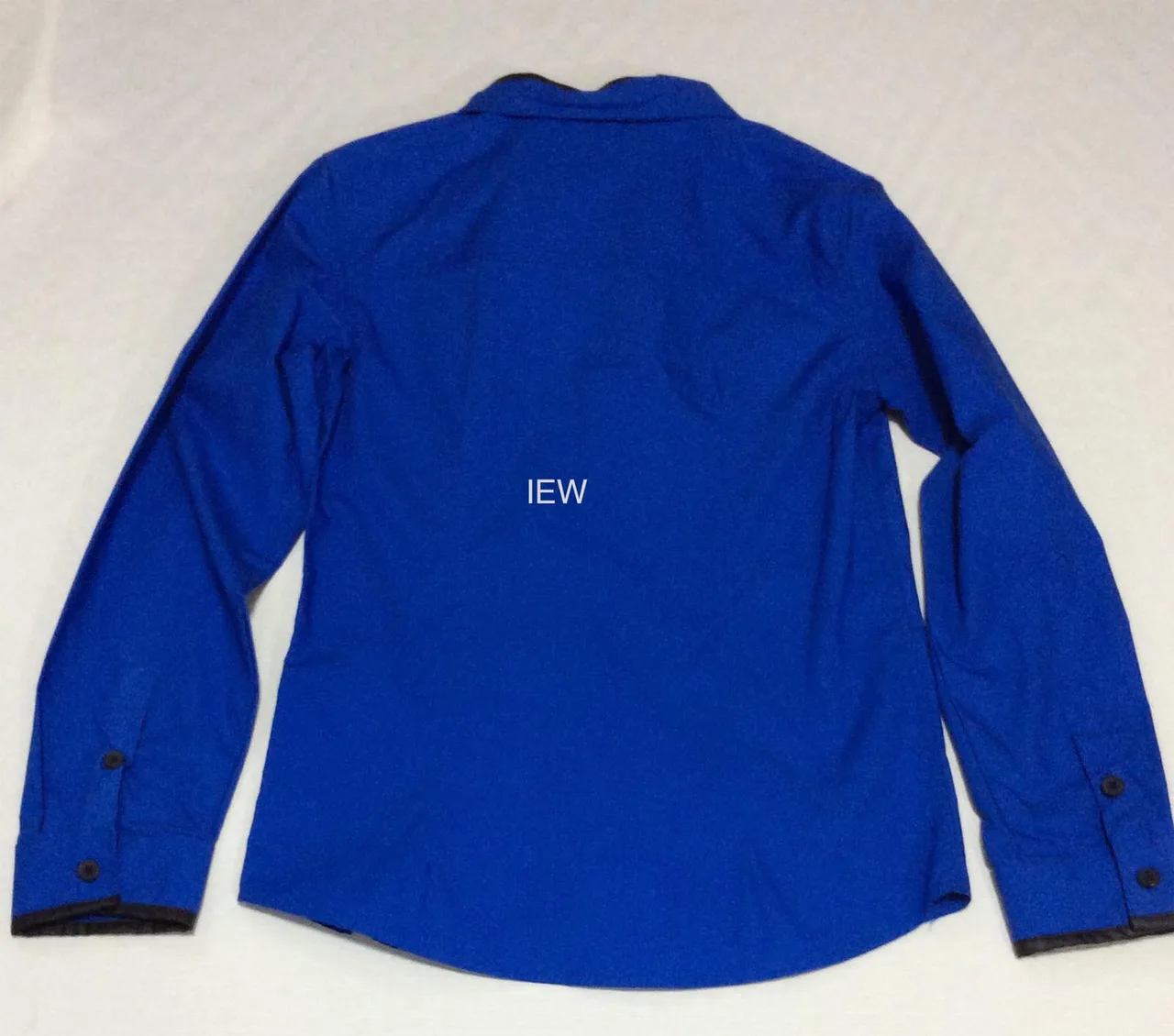 Peter Morrissey Kids Boys Button Up Long Sleeves Dress Shirt Royal Blue Size 12 – photo 2