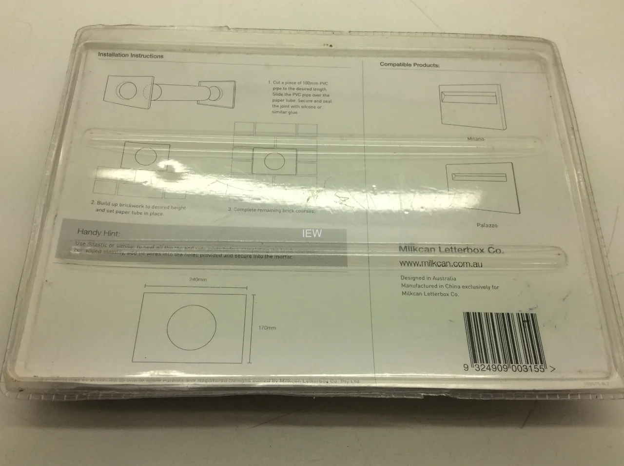 Milkcan In Wall Letterbox 170 Milano Paper Holder 304 Stainless Steel 170ST.F.2 – photo 6