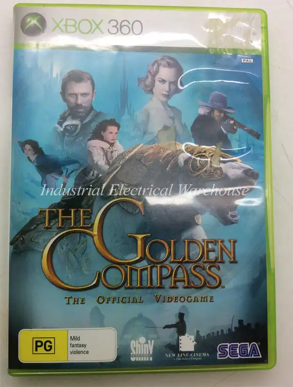 Xbox 360 The Golden Compass The Official Videogame SEGA Game Disc & Manual PAL