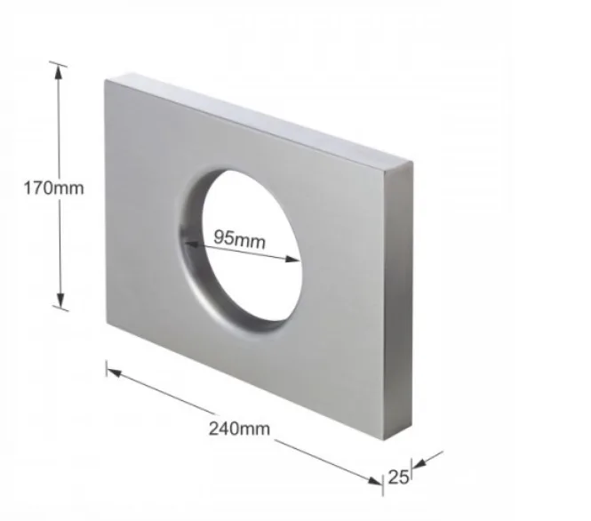 Milkcan In Wall Letterbox 170 Milano Paper Holder 304 Stainless Steel 170ST.F.2 – photo 3