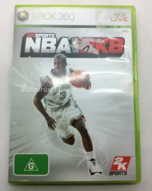 Xbox 360 NBA 2K8 2K Sports Game Disc & Manual PAL