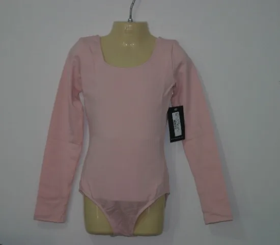 BLOCH Child Long Seleeve Leotard Ballet Pink CL5409 Size MED 8 - 10 – photo 2