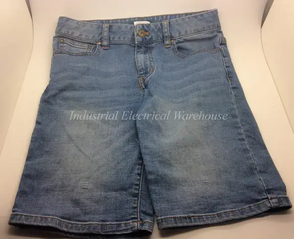 Witchery Kids Boys Denim Shorts Adjustable Waist 5 Pocket Faded Blue Size 10