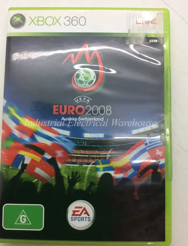 Xbox 360 UEFA Euro 2008 Austria-Switzerland EA Sports Game Disc & Manaul PAL