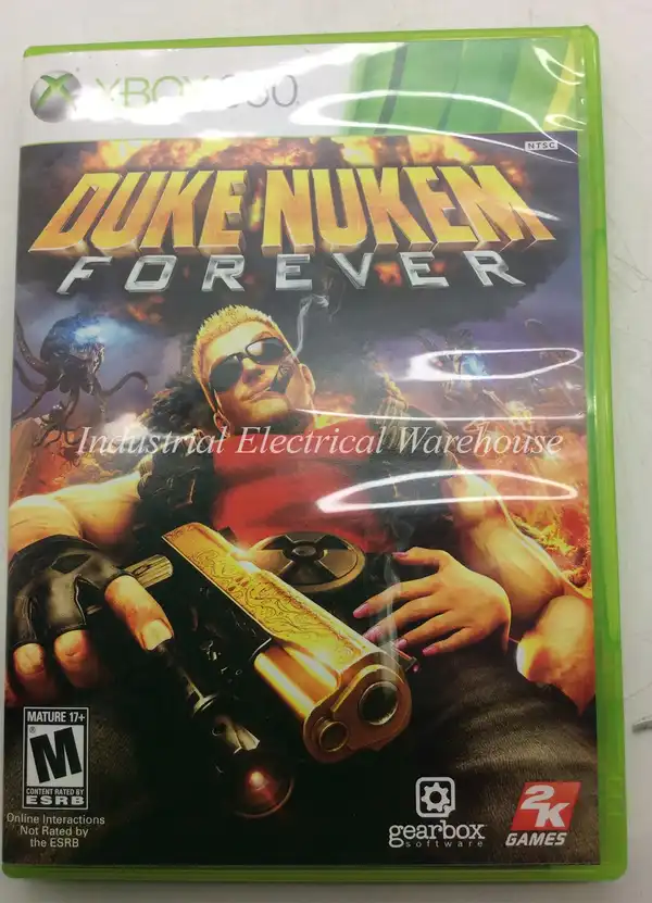 Xbox 360 Duke Nukem Forever 2K Games Game Disc & Manual PAL